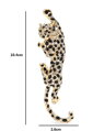 Brošňa Leopard s krystaly L710