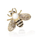 Brošňa Včielka BR048 Biela