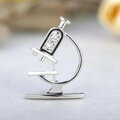 Brošňa Mikroskop silver