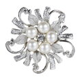 Brošňa Miranda Pearl Flower