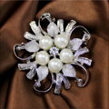Brošňa Miranda Pearl Flower