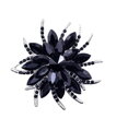 Brošňa Miranda Black Flower K4439