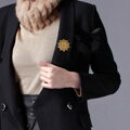 Brošňa Kvet AM017 Gold
