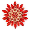 Brošňa Kvet AM017 Red