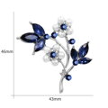 Brošňa Flower AM8296 Gold