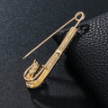 Brošňa Spínací špendlík AM3124 Gold