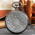 Vreckové hodinky so znamením zverokruhu P446 Silver