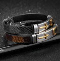 Náramok Golden Cross Black