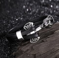 Kožený náramok Viking S315 Silver