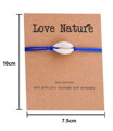 Náramok Love Nature Shell OA002 Yellow