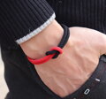 Náramok s uzlom AM1382 Red-Black