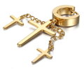 Náušnice Tres Cruzes Gold