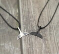 Prívesok Veľrybí plutva N0106 Silver