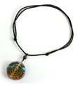 Prívesok Orgonit Reiki gold