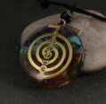 Prívesok Orgonit Reiki gold