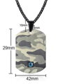Prívesok Psia známka PS701 Camouflage