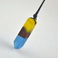 Prívesok Miranda Resin Wood ES171 Blue-Yellow