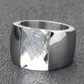 Prsteň Miranda Crystal CG1178 Steel