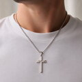 Nerezový krížik Jesus 