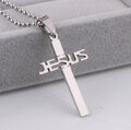 Nerezový krížik Jesus 