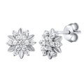 Silvego strieborné náušnice Alivia Swarovski Zirconia MW13935A