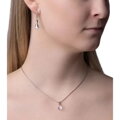 Strieborný prívesok XIRIUS Raindrop 14mm Blue Shade so Swarovski® Crystals