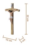 Kríž kresťanský drevený C534