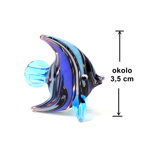 Sklenená figúrka Koralová rybka