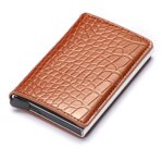 Púzdro na karty a bankovky Cardslide Miranda Croco Blue