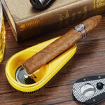 Popolník na cigaru Ceramic Yellow