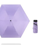 Skládací mini dáždnik D8515 fialový 16cm