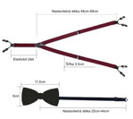 Set motýlik, traky a vreckovka Miranda BD-3049