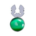 Ozdoba na gombíky košele Green Cristal