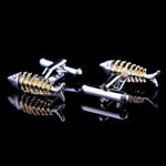 Manžetové gombíky Gold Fishbone