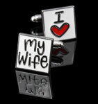 Manžetové gombíky I love my wife
