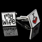 Manžetové gombíky I love my wife