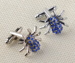 Manžetové gombíky Blue Spider