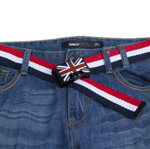 Opasok England Canvas Tricolor