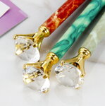 Guľôčkové pero Crystal Rose Gold