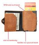 Púzdro na karty a bankovky Cardslide MS698 čierne