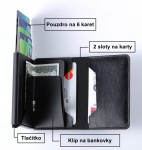 Púzdro na karty a bankovky Cardslide Miranda Croco X-12D