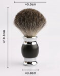 Štetka na holenie Pure badger SM6606 Brown