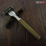 Strojček na holenie Titan Mach3 green square