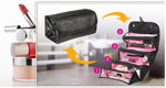 Kozmetický organizer Roll´n´Go čierny