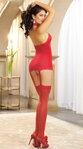 Bodystocking G string red