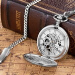 Vreckové hodinky OYW-01 Silver