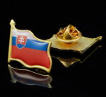 Brošňa do klopy Slovenská vlajka