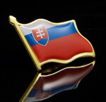 Brošňa do klopy Slovenská vlajka
