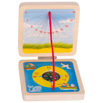 Goki Slnečné hodiny s kompasom