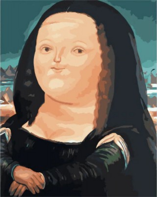 Maľovanie podľa čísiel Mona Lisa by Fernando Botero